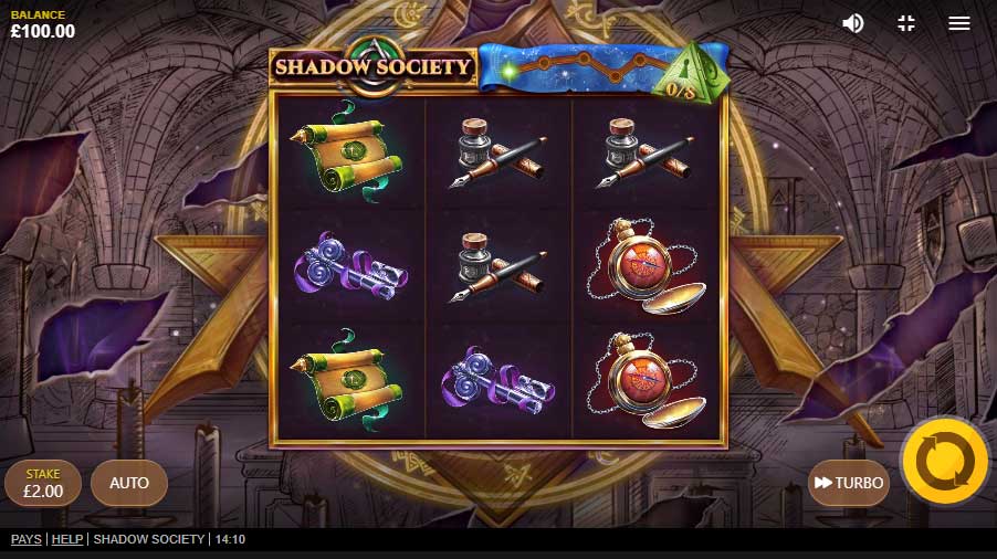 Shadow Society เกมสล็อตชาโดวร์โซไซตี้